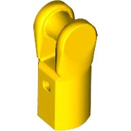 Lego Bar Holder with Hole and Bar Handle / Yellow