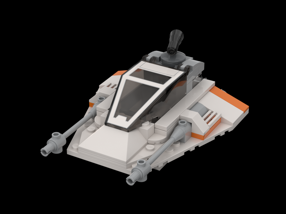 Lego [MOD] Improved 75268 Modified T-47 Rebel Airspeeder "Snowspeeder"