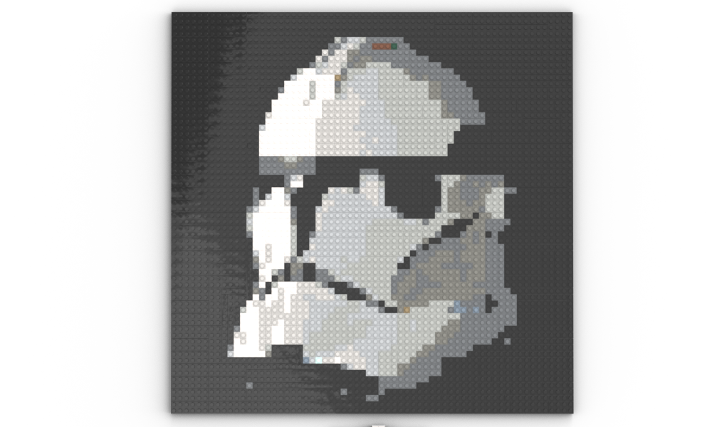 Lego P2 clone grunt mosaic