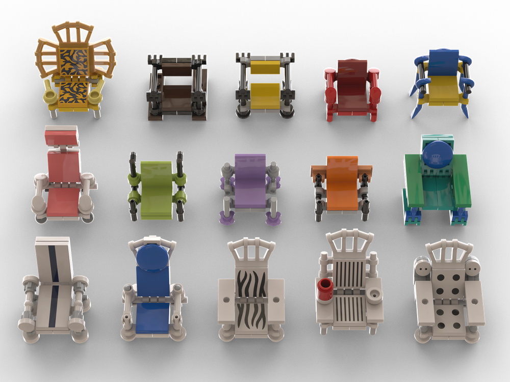 Lego Camping & Backyard Chairs