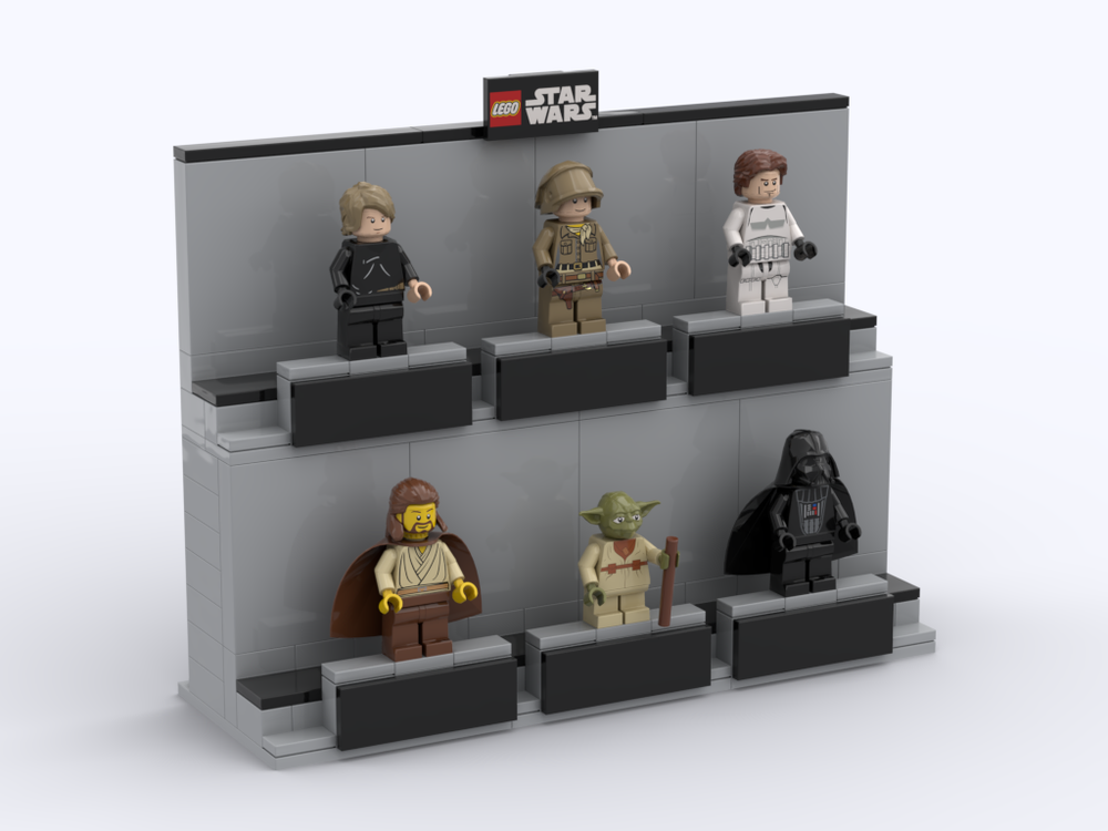 Lego SW Minifig Quotes Display