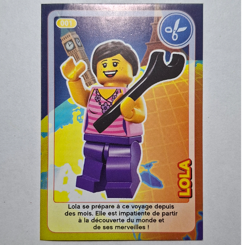 Lego Trading Card for Set TRADINGCARD-12, #001 Print