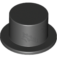 Lego Top Hat with Tattered Hole and Scratches Print