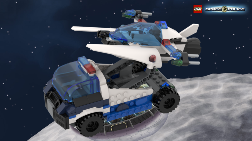 Lego Space Police starship carrier
