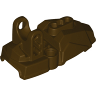 Lego Large Figure Foot, Type 2 / Dark Brown