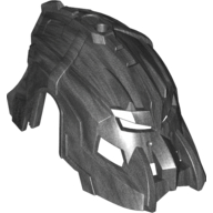 Lego Large Figure Mask, Dual Sided - Fire Lord / Drilldozer / Pearl Titanium