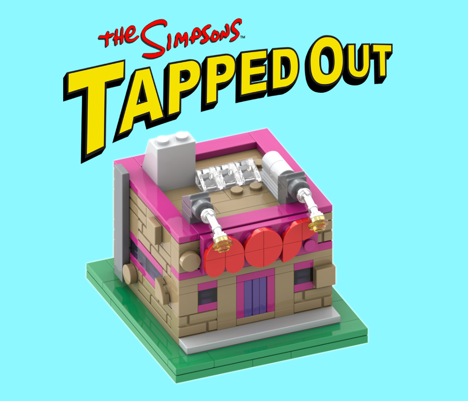 Lego Microscale Moe's Bar - The Simpsons Tapped out!