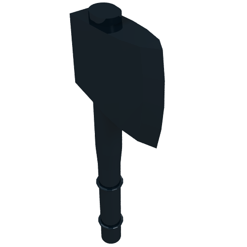 Lego Weapon Axe (Fabuland) / Black