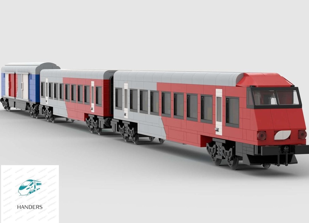 Lego Austrian City Shuttle Train