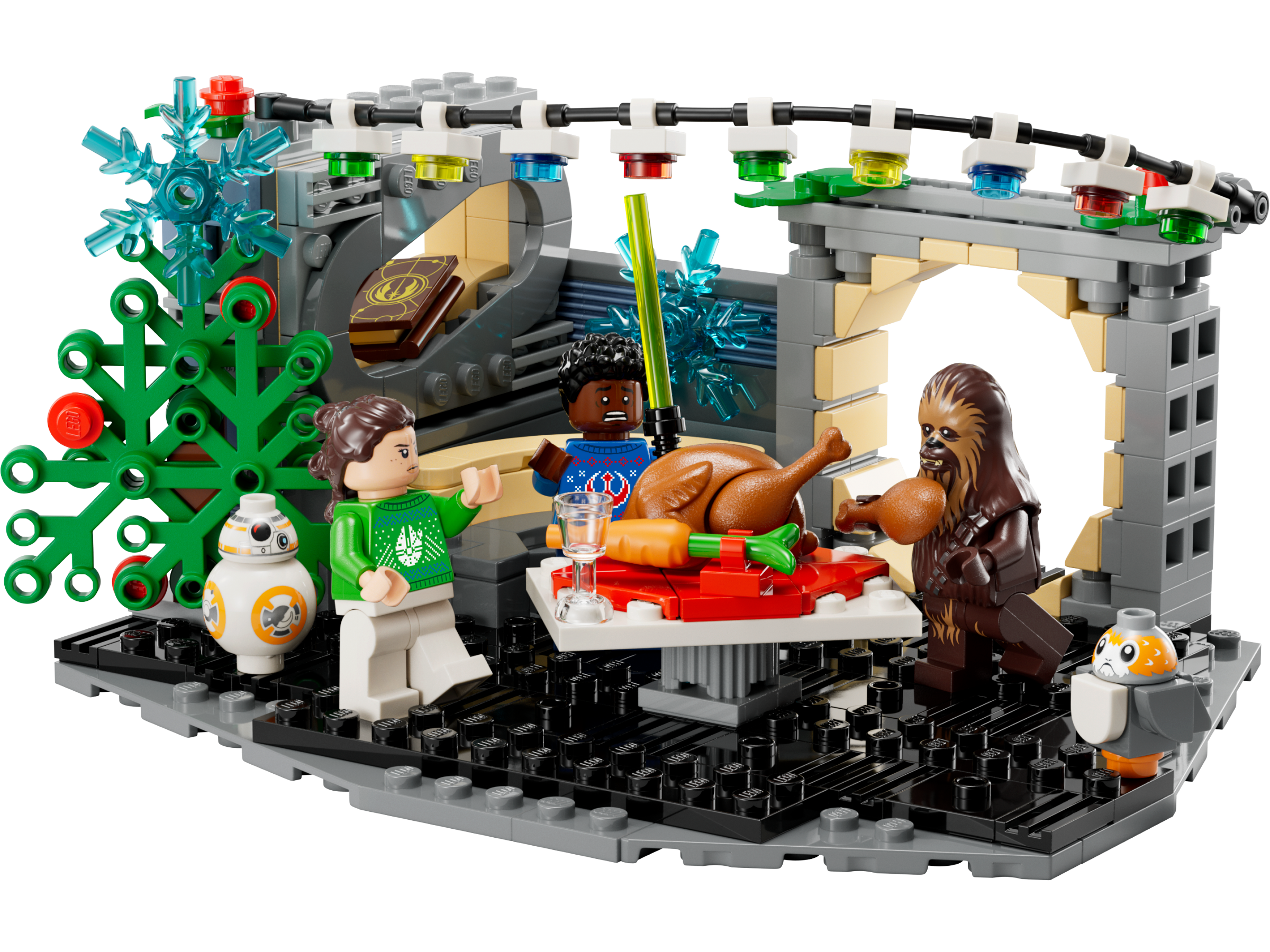 Lego Millennium Falcon Holiday Diorama