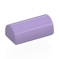 Lego Brick Curved 1 x 2 x 2/3 Double Curved Top, No Studs / Lavender