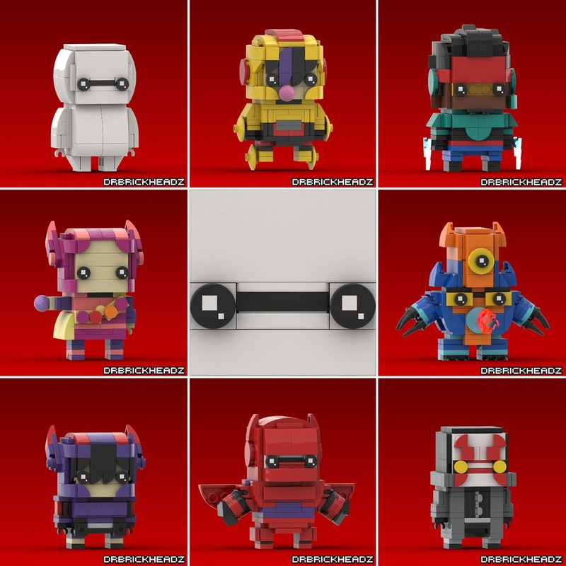 Lego Big Hero 6 Brickheadz Collection