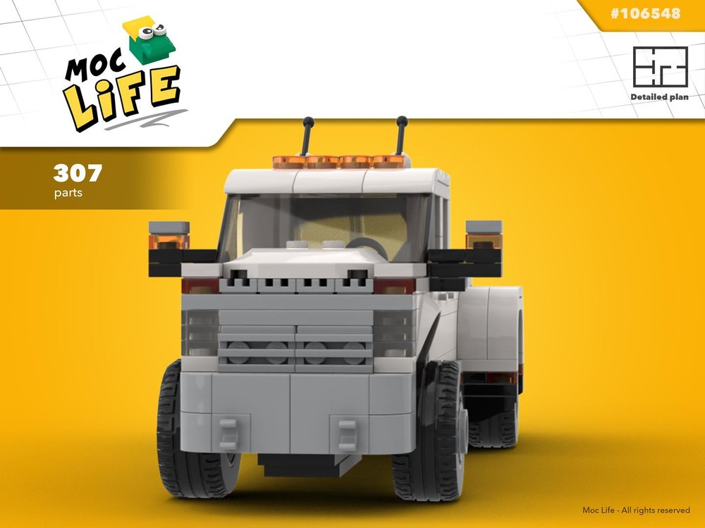 Lego Chevrolet Silverado 3500 quad cab dually