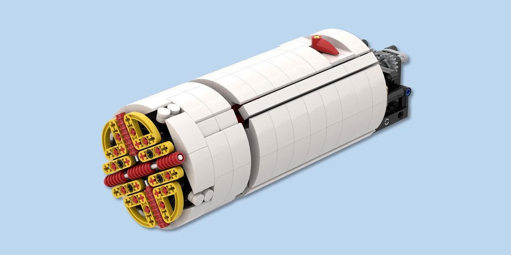 Lego Mini Mountain Mover - Tunnel Boring Machine