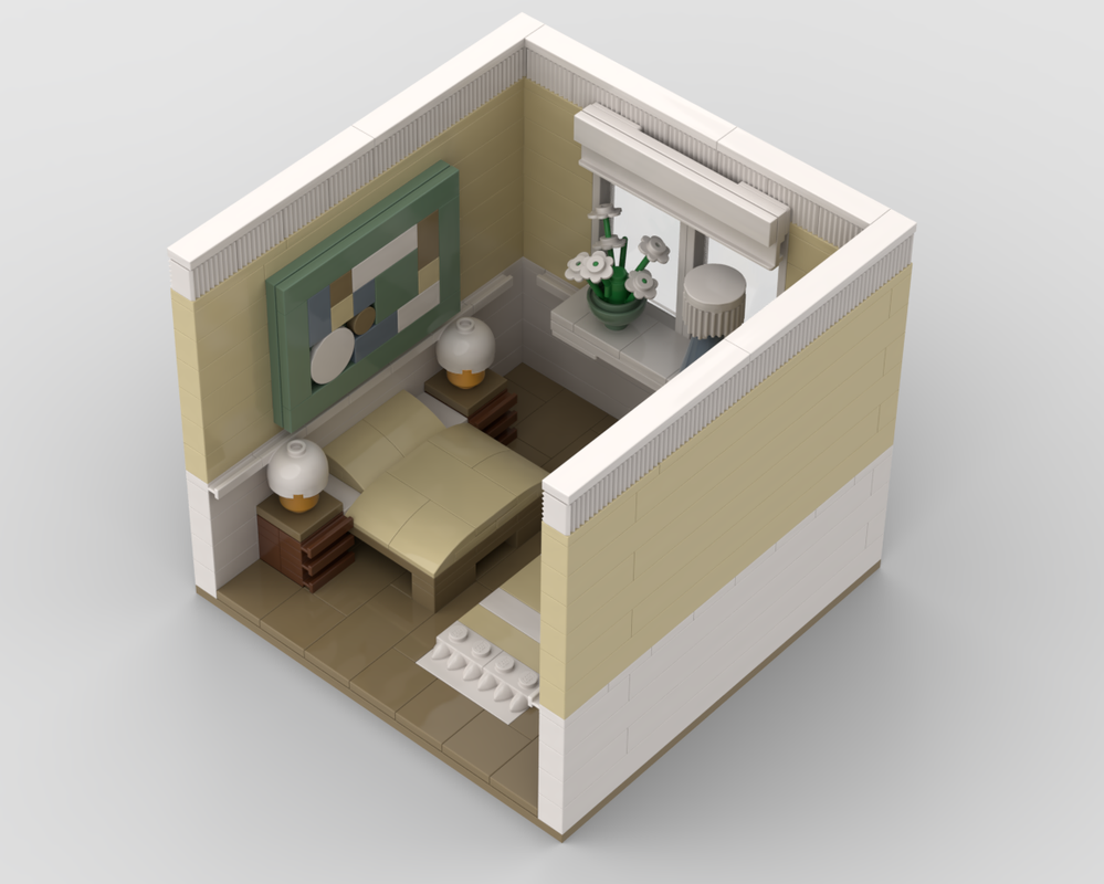 Lego Scandinavian Bedroom