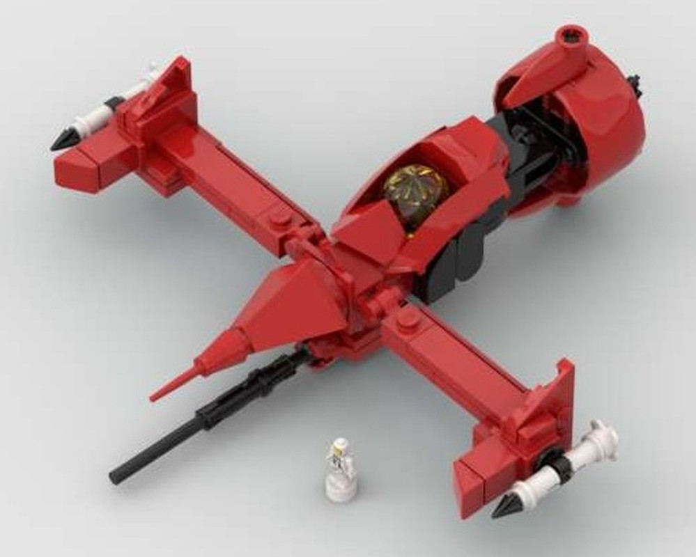 Lego Microfigure-scale Cowboy Bepop ships : Swordfish2