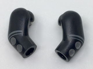Lego Arm, (Matching Left and Right) Pair with Silver Buttons Pattern