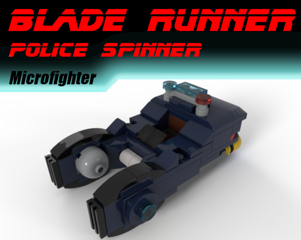 Lego Blade Runner Police Spinner Microfighter