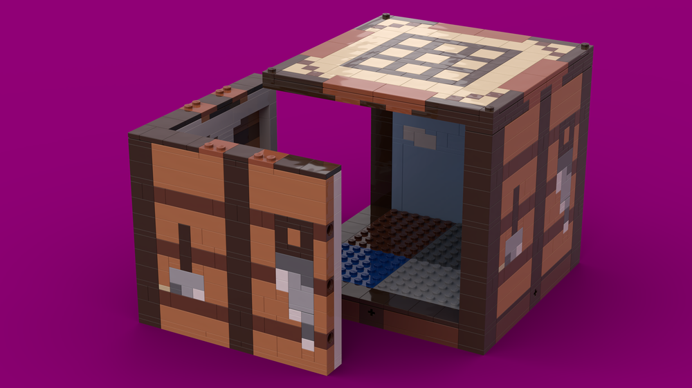 Lego MC crafting table 4 sides