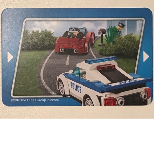 Lego Display Card, Police Storyboard Card 7 / [No Color/Any Color]