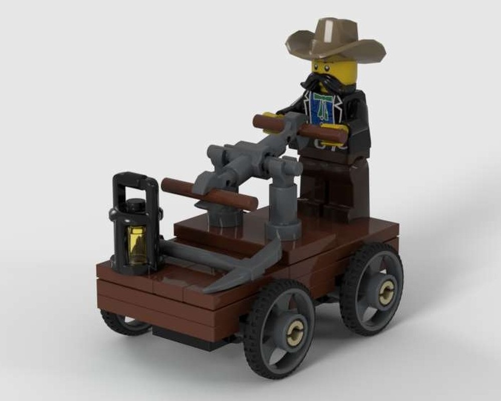 Lego Railroad Handcar Soap Box Car