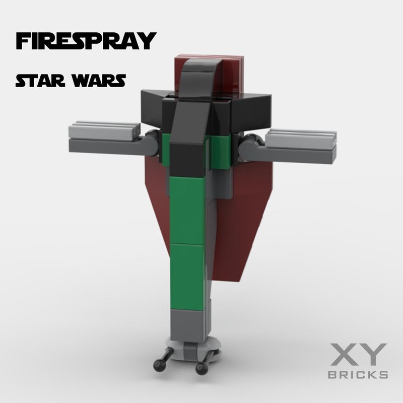 Lego Firespray Class Starfighter / Interceptor (Star Wars)