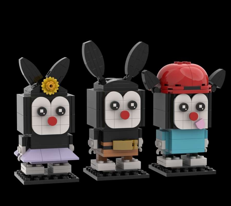Lego Animaniacs Yakko Wakko and Dot