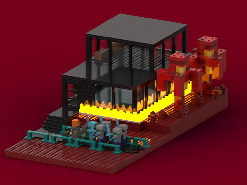 Lego The Nether Mansion