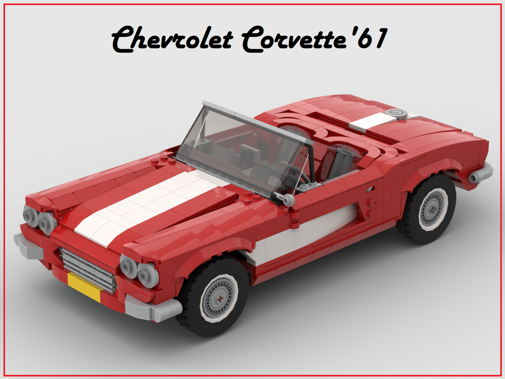 Lego Chevrolet Corvette'61
