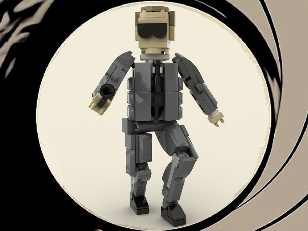 Lego James Bond 4 Aston Martin 10262 - Daniel Craig - Agent 007 - action figure