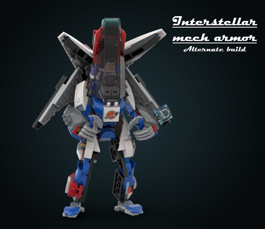 Lego Interstellar mech armor - Alternate build of 76302 and 60430