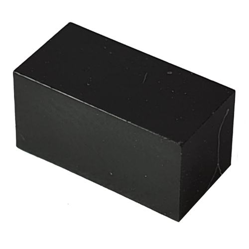 Lego Modulex Tile 1 x 2 without Internal Support / Modulex Black
