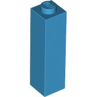 Lego Brick 1 x 1 x 3 / Dark Azure