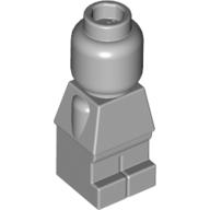 Lego Microfig [PLAIN] / Light Bluish Gray
