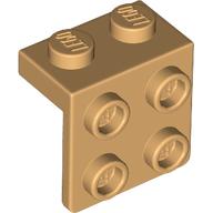 Lego Bracket 1 x 2 - 2 x 2 / Warm Tan