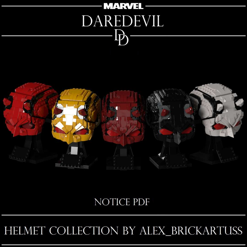 Lego Dare Devil Cowl (Helmet Series)