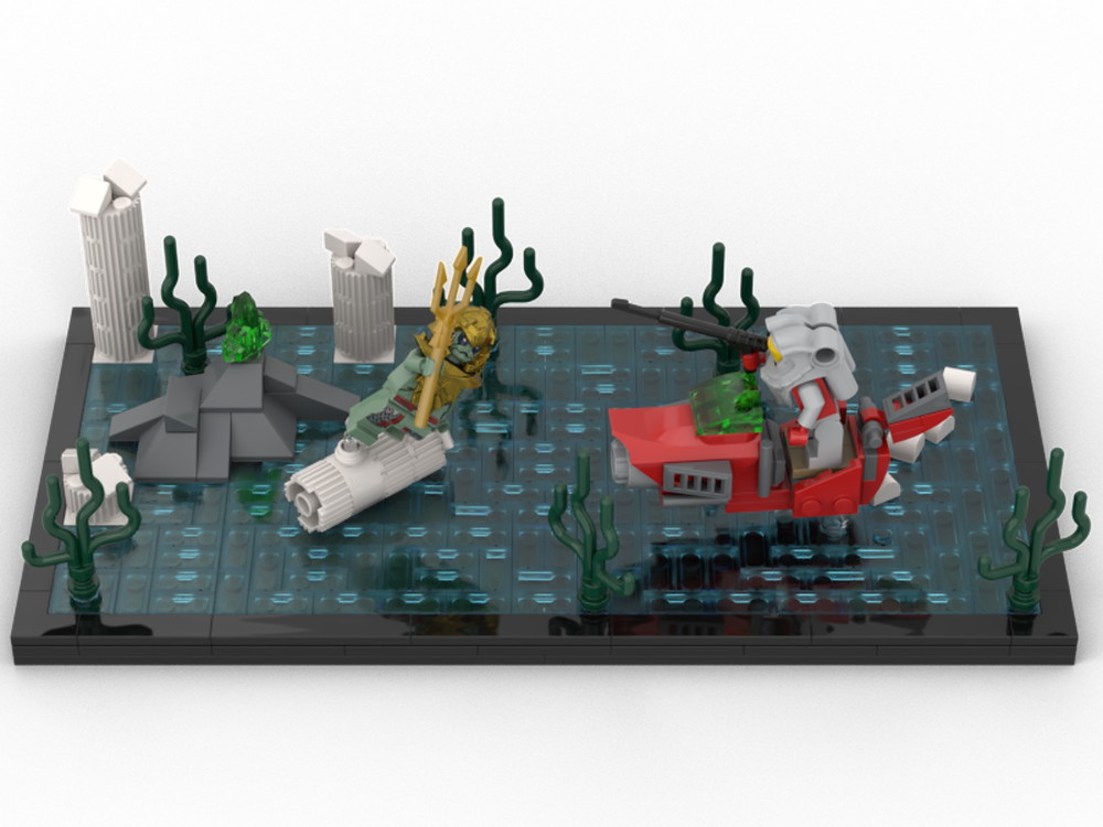 Lego Atlantis Display