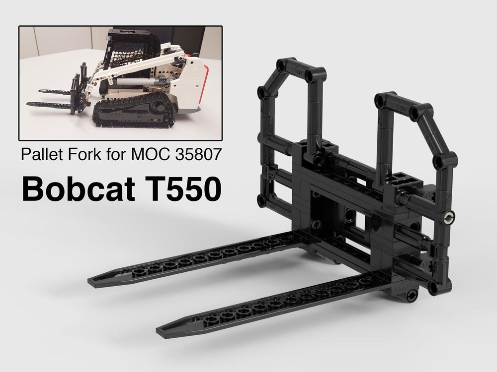Lego Pallet Fork for MOC 35807 - Bobcat T550