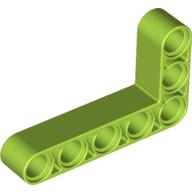 Lego Technic Beam 3 x 5 L-Shape Thick / Lime