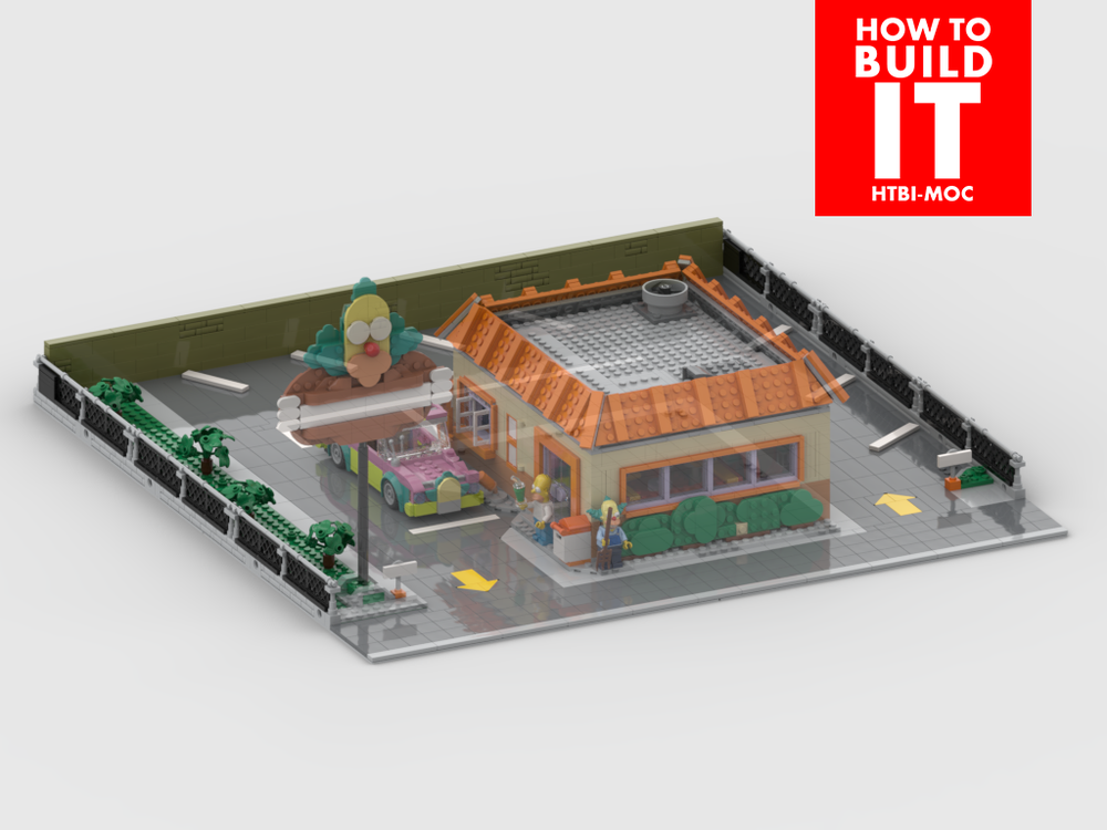 Lego Modular Parking + Display for set 10352