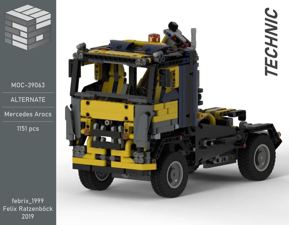 Lego Mercedes Arocs Alternative 42079 + 42094