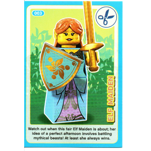 Lego Trading Card, Create the World Incredible Inventions - Elf Maiden / [No Color/Any Color]