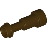 Lego Equipment Telescope / Torch / Spyglass, Support Round 1 x 1 x 1 2/3 / Dark Brown