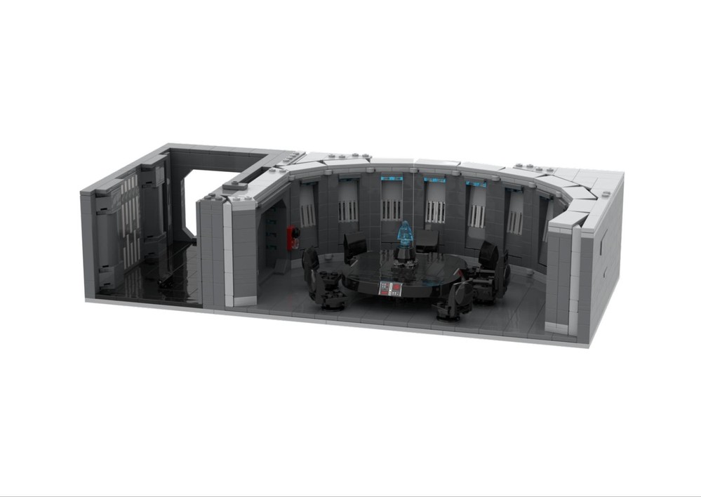 Lego Death Star Conference Room with Hallway MOC