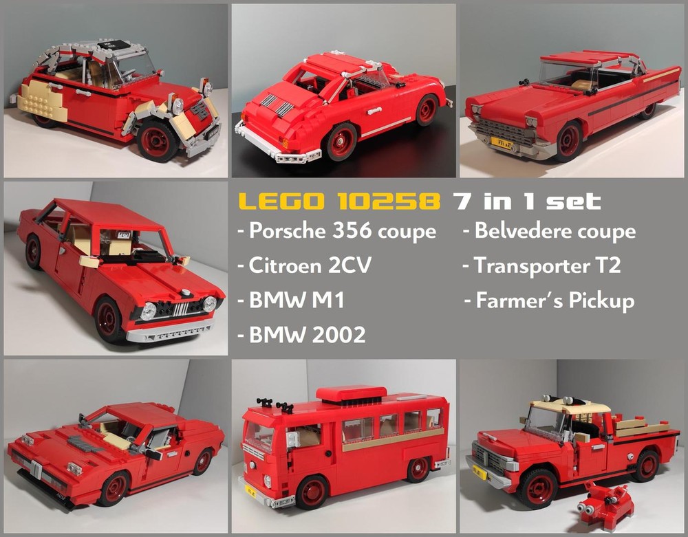 Lego 10258 7 in 1 alternative set