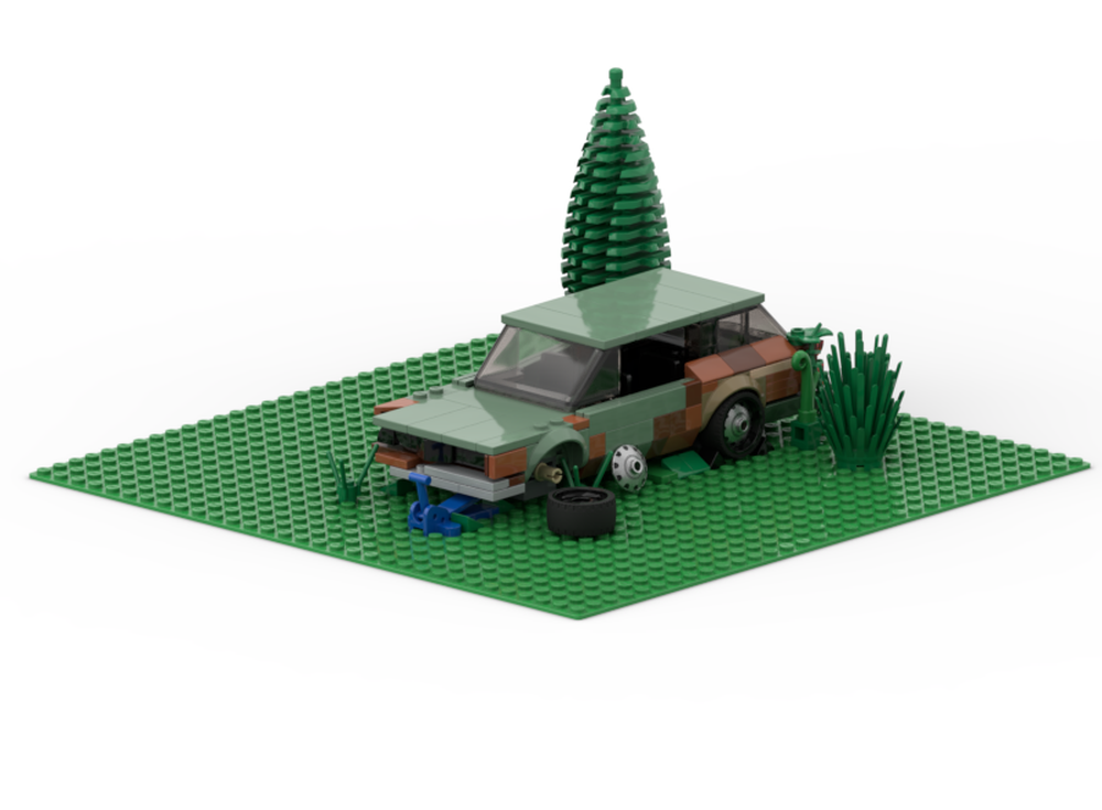 Lego 1970 Ford LTD Country Squire Barn Find