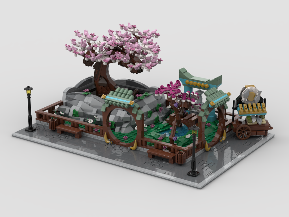 Lego Modular Chinese Park + Display for set 10281