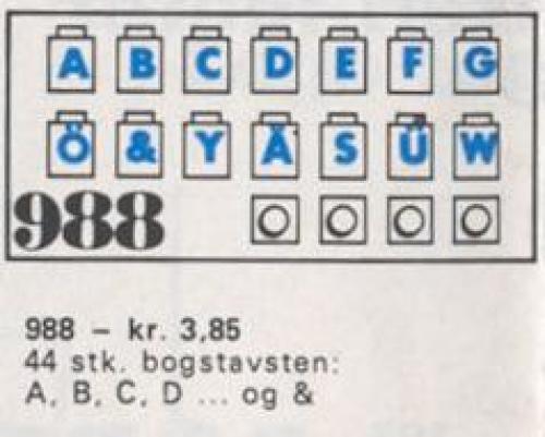 Lego Alphabet Bricks