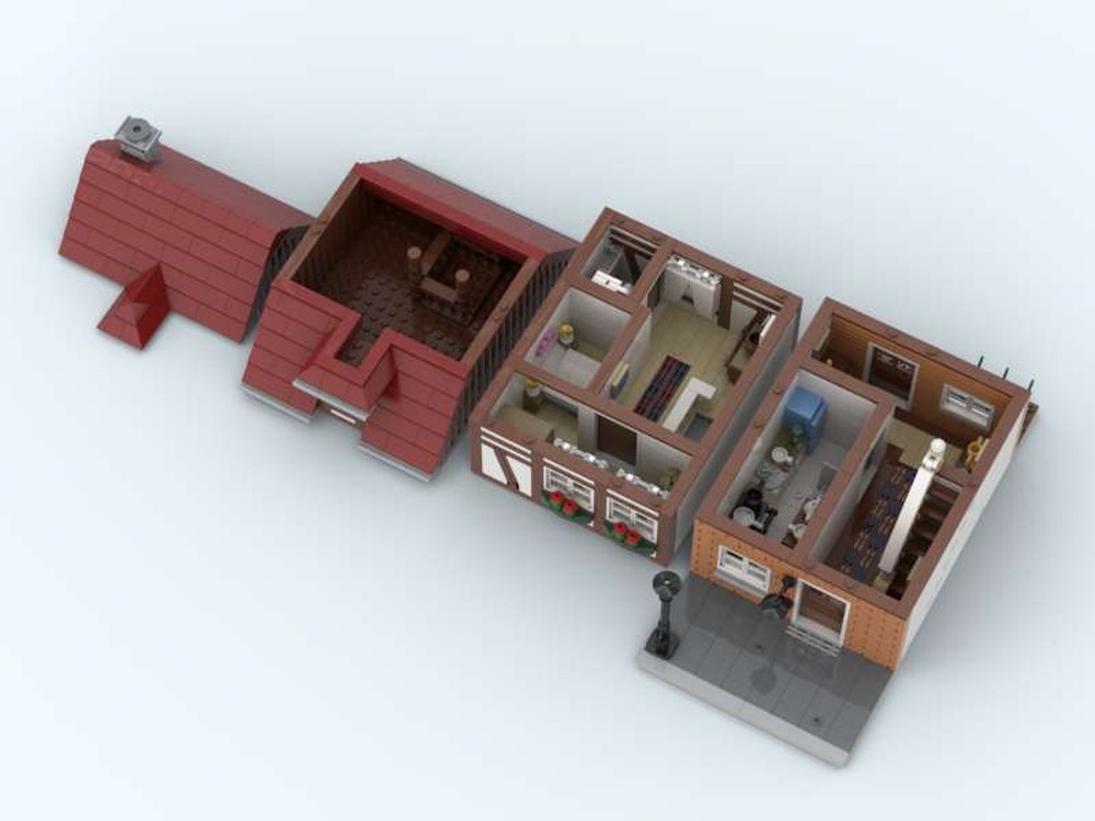 Lego Modular Altbau , Fachwerk , Fachwerkhaus