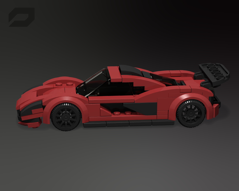 Lego McLaren P1 LM (City Scale) Dark Red